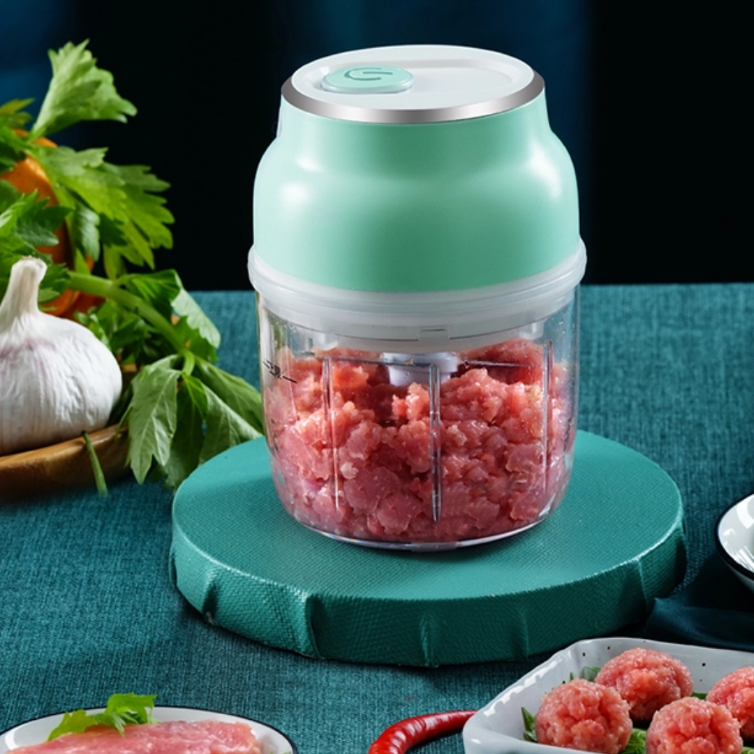 Noux Wireless Chopper – Ergonomic Design, BPA-Free Plastic, Sleek Black Finish