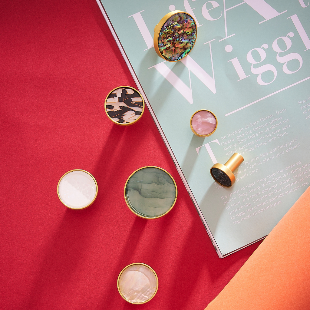 Macaroon Cabinet Knobs Set – Handcrafted Ceramic Elegance with Vintage Charm