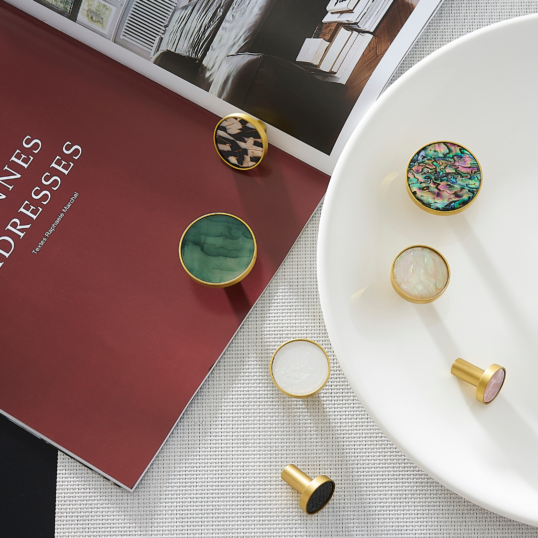 Macaroon Cabinet Knobs Set – Handcrafted Ceramic Elegance with Vintage Charm