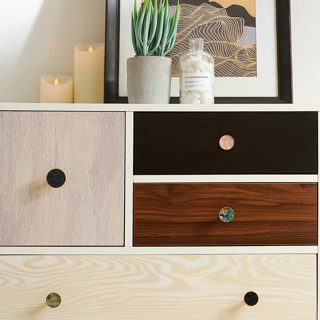 Macaroon Cabinet Knobs Set – Handcrafted Ceramic Elegance with Vintage Charm