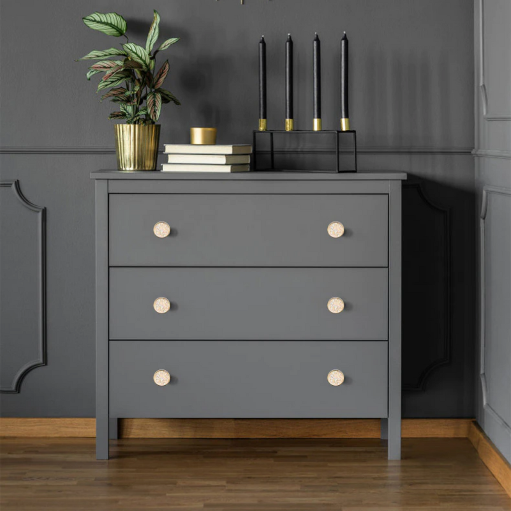 Macaroon Cabinet Knobs Set – Handcrafted Ceramic Elegance with Vintage Charm