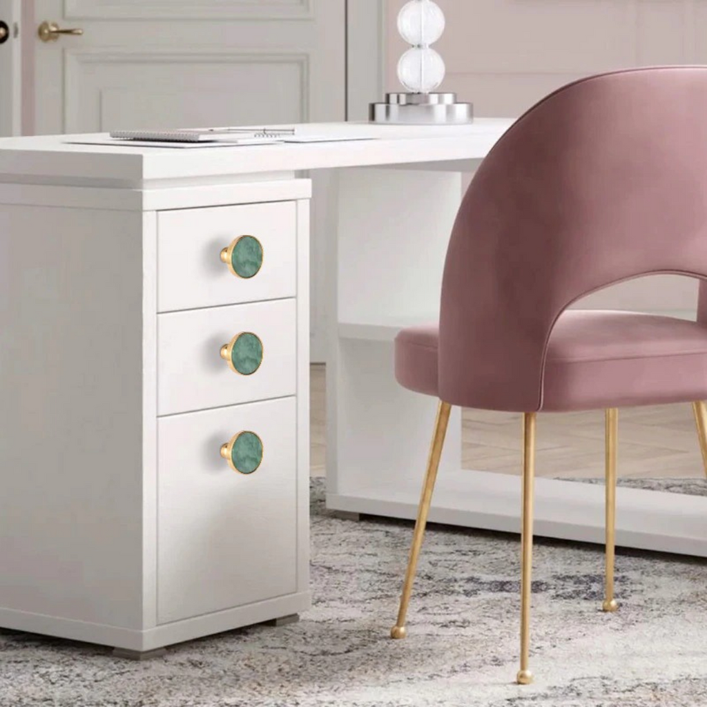 Macaroon Cabinet Knobs Set – Handcrafted Ceramic Elegance with Vintage Charm