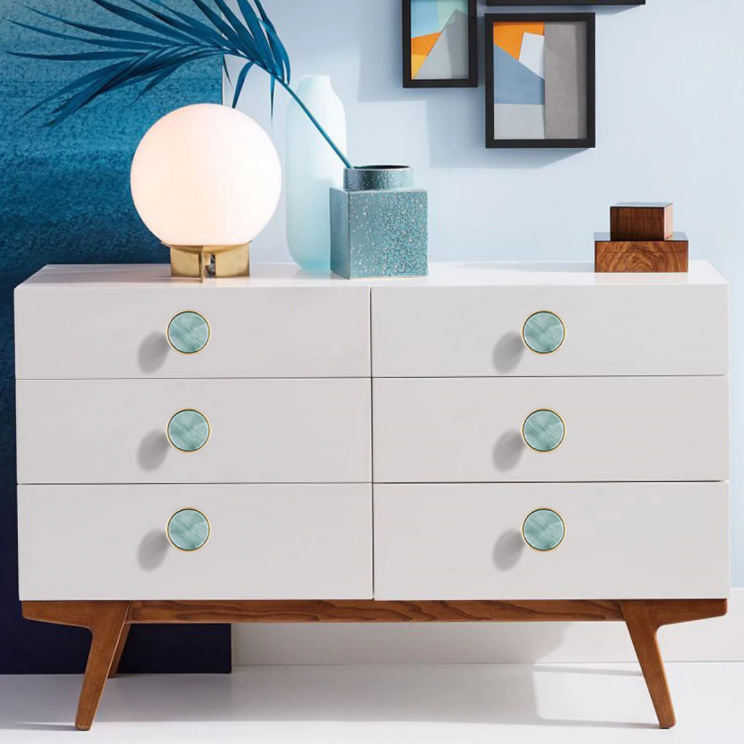 Macaroon Cabinet Knobs Set – Handcrafted Ceramic Elegance with Vintage Charm