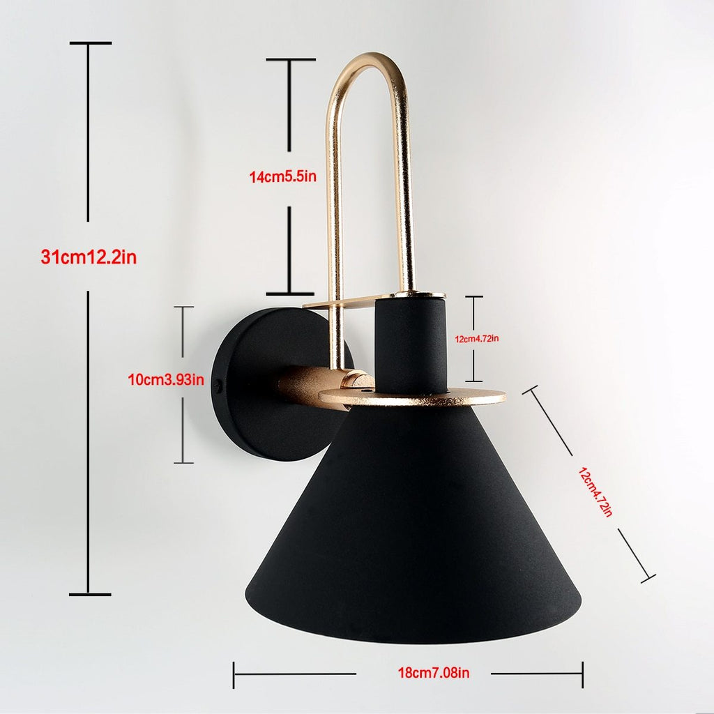 Lecce Wall Sconce – Elegant Dimmable Brass Design
