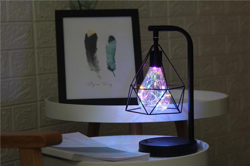 Retro Table Lamp – Industrial Matte Black Finish