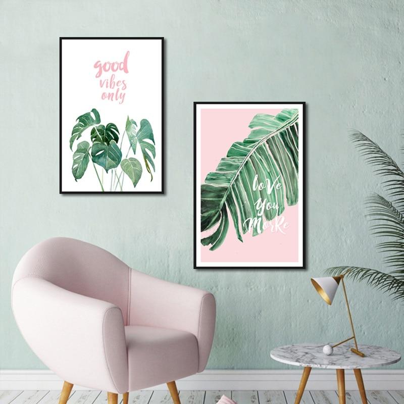 Verdant Forest Canvas – Modern Botanical Art Print