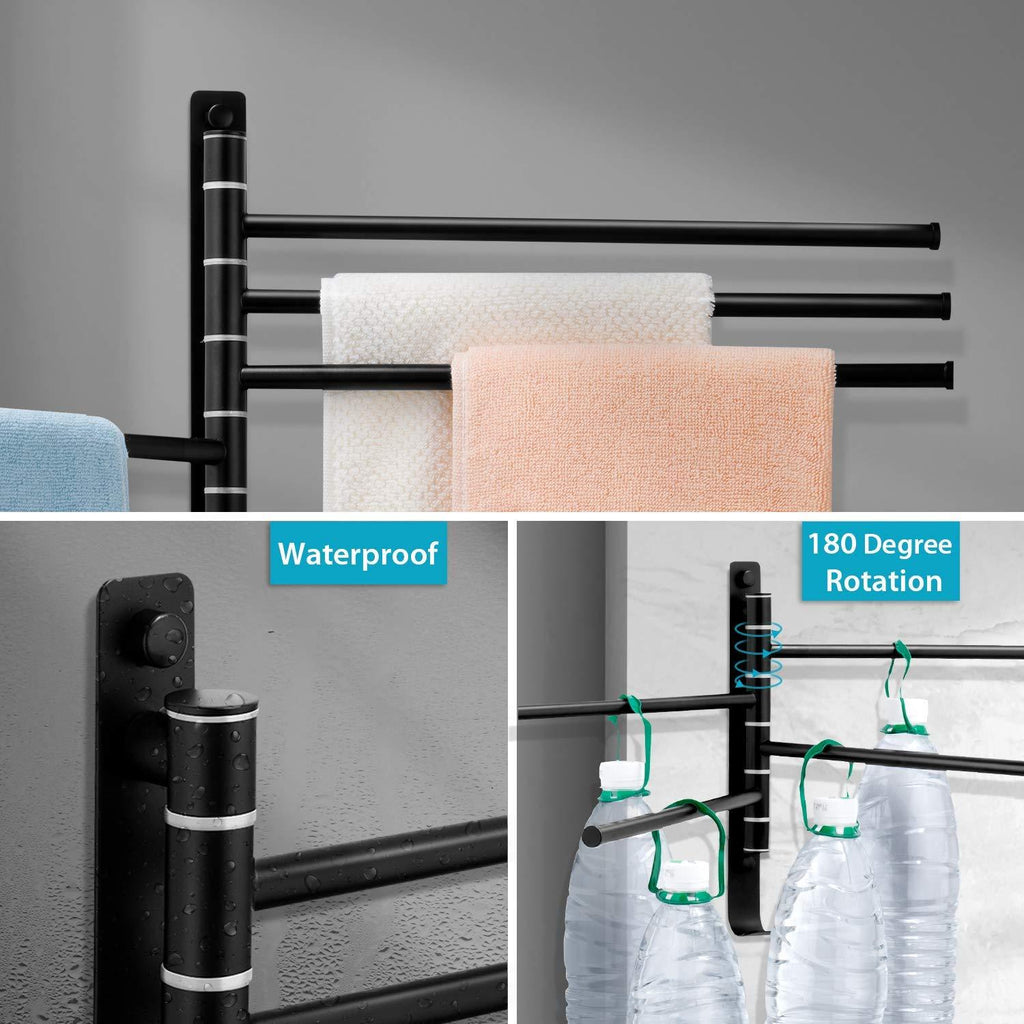 Cremona Towel Holder – Premium Waffle Weave Bamboo Design