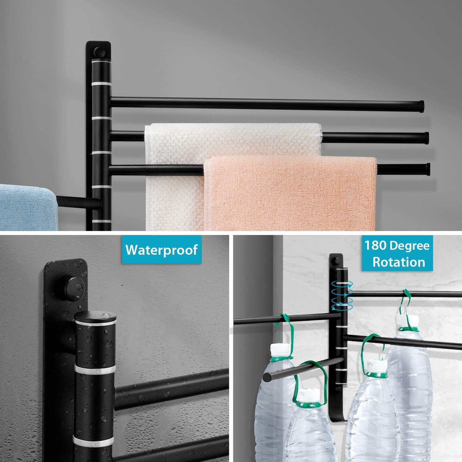 Cremona Towel Holder – Premium Waffle Weave Bamboo Design