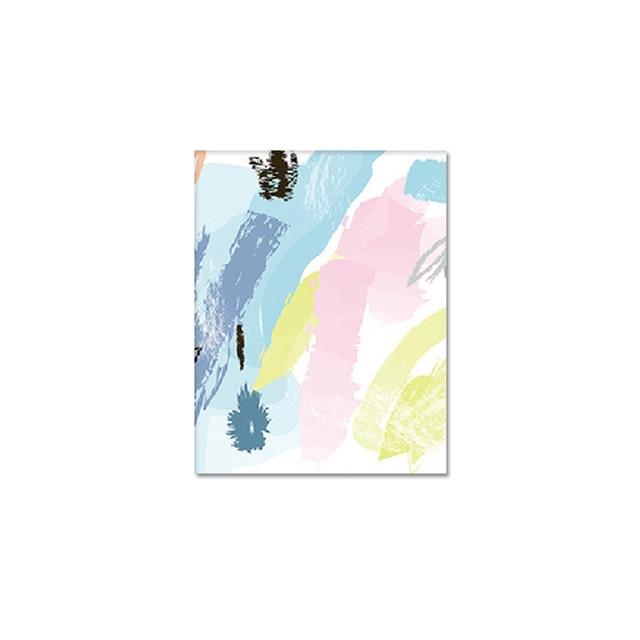 Vibrant Shapes Canvas – Modern Abstract Art Print