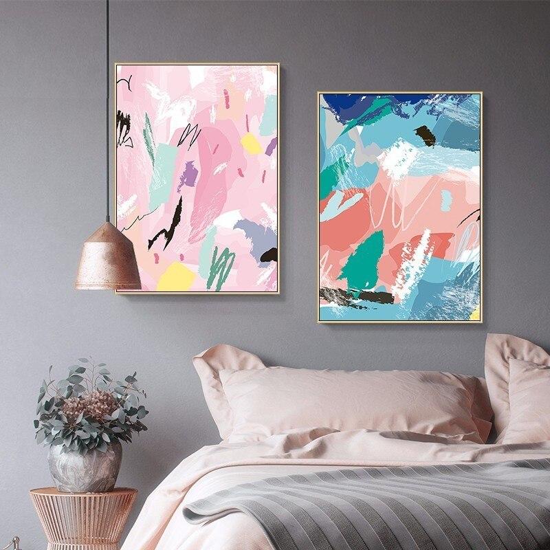 Vibrant Shapes Canvas – Modern Abstract Art Print