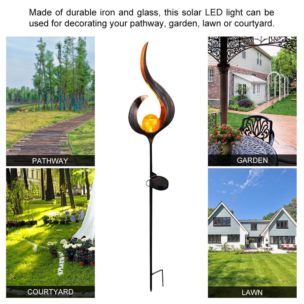 Rova Solar Lights – Modern LED Outdoor String – 20-Foot Length