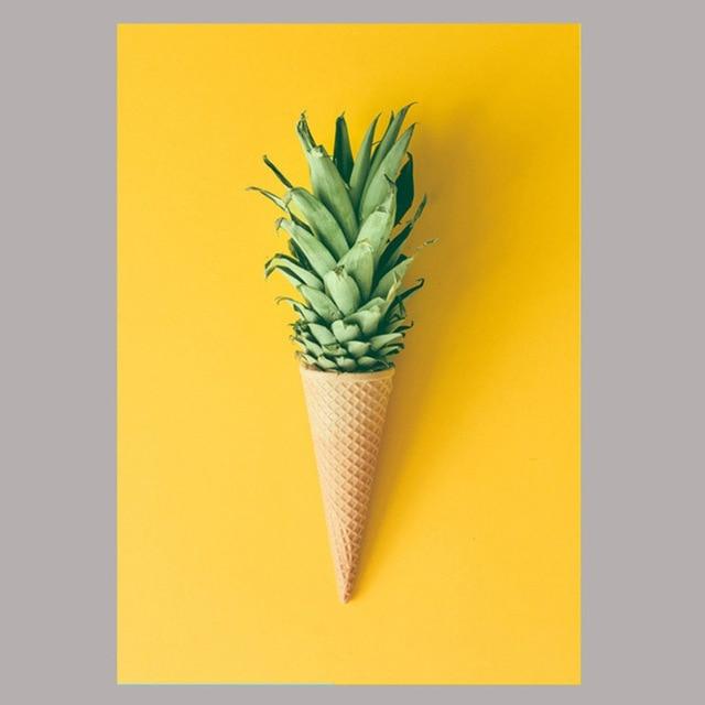 Amber Canvas – Modern Abstract Art Print in Warm Tones