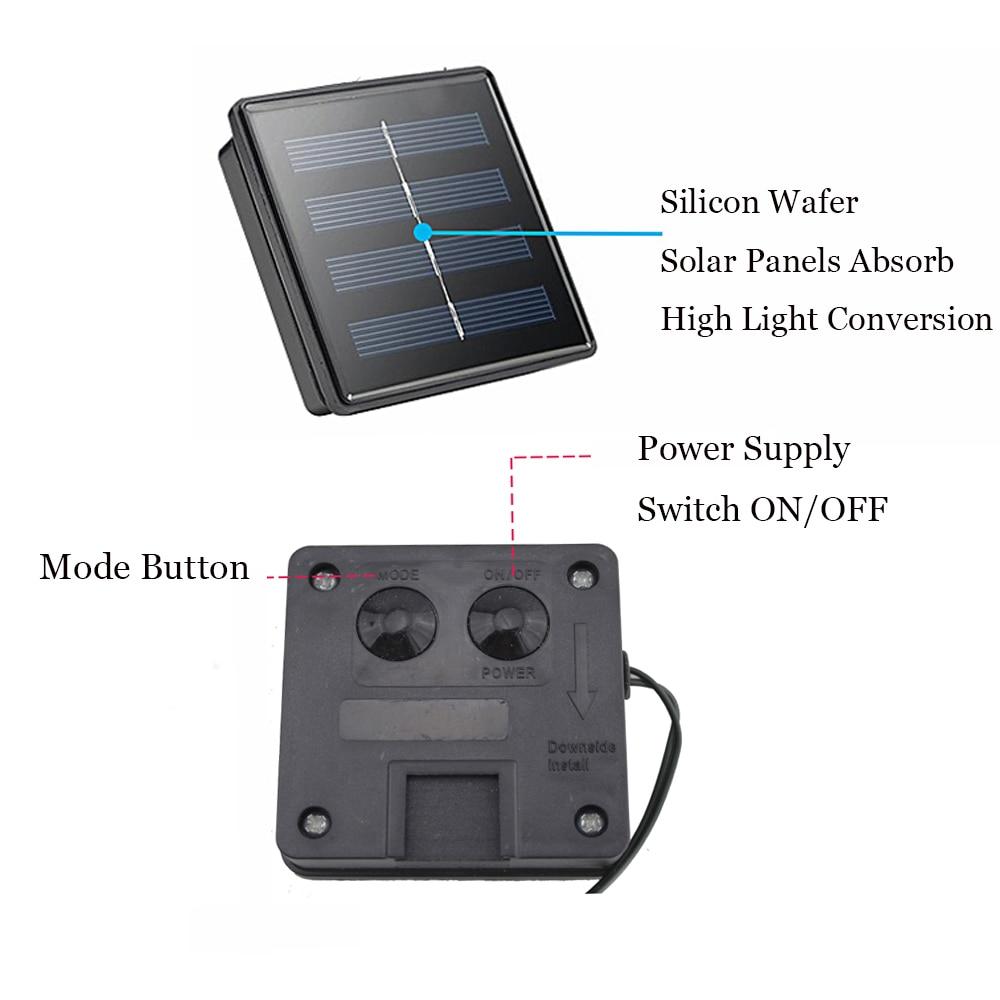 Floral Light String Lights – Ambient LED 20-Foot Outdoor Decor