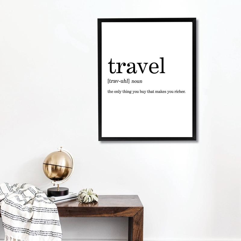Travel Canvas – Modern Geometric Art Print in Navy Blue
