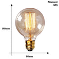 Retro E27 Bulb – Vintage Glass & Brass Finish