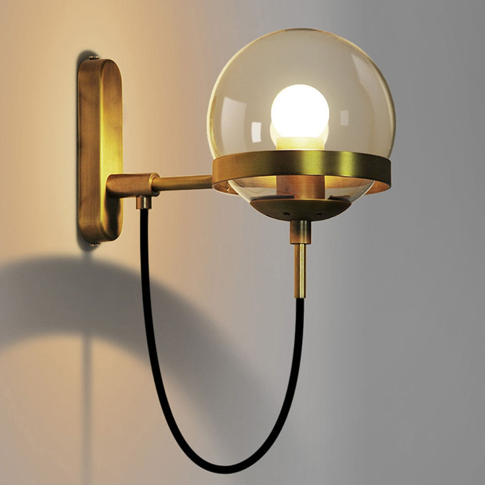 Strasbourg Wall Light – Art Deco Brass Finish Sconce