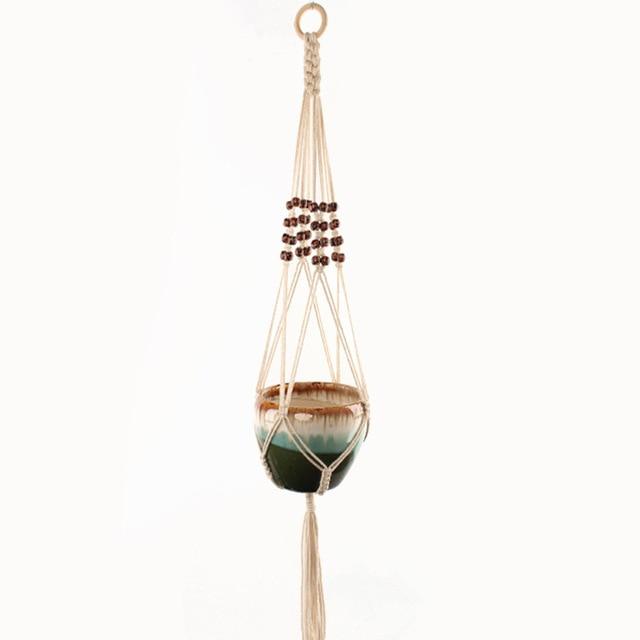 Konal Plant Hanger – Bohemian Rattan Indoor/Outdoor Décor