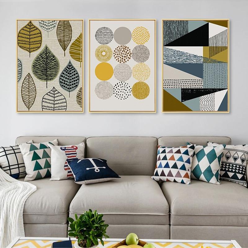 Scandinavian Canvas – Modern Abstract Neutral Tones Print
