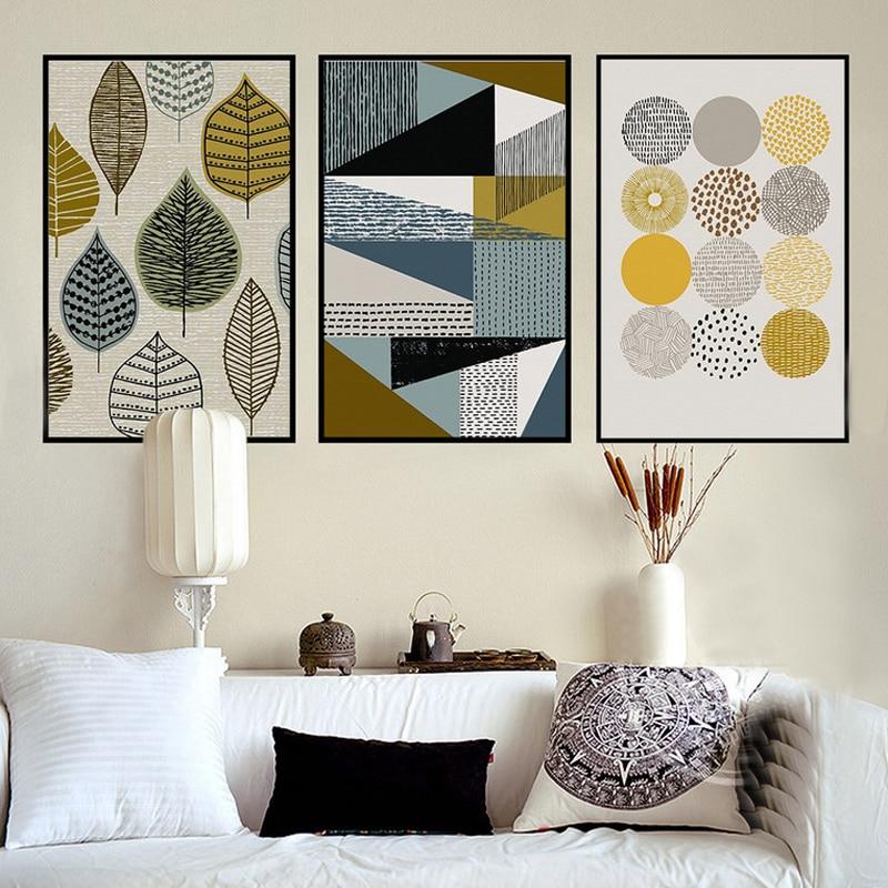 Scandinavian Canvas – Modern Abstract Neutral Tones Print