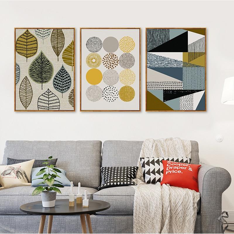 Scandinavian Canvas – Modern Abstract Neutral Tones Print