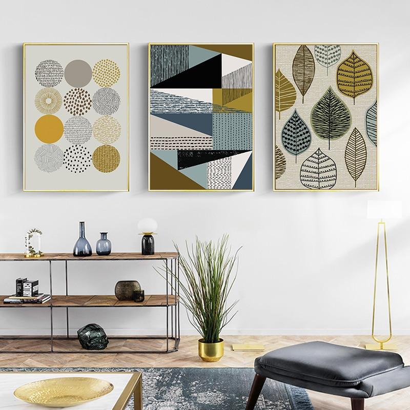 Scandinavian Canvas – Modern Abstract Neutral Tones Print
