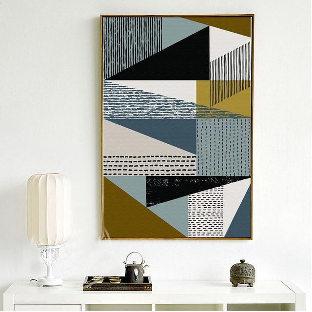 Scandinavian Canvas – Modern Abstract Neutral Tones Print