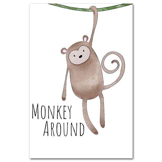 Joyful Typography Canvas – Modern Colorful Wall Art Print