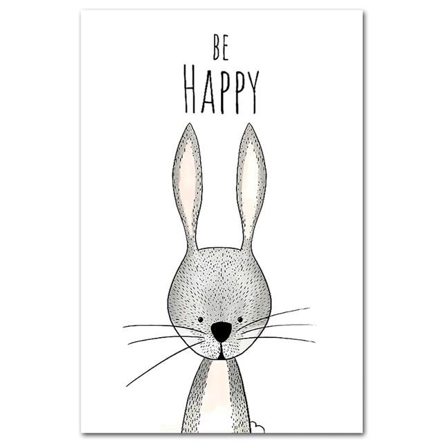 Joyful Typography Canvas – Modern Colorful Wall Art Print