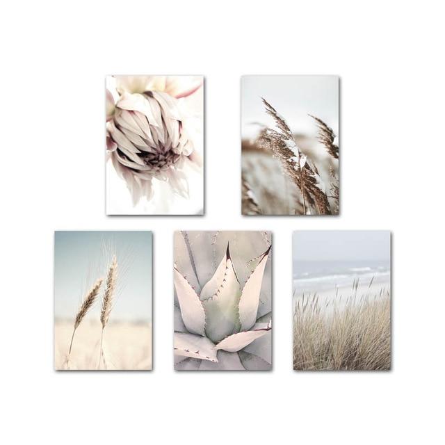 Soft Nature Canvas – Modern Watercolor Neutral Tones