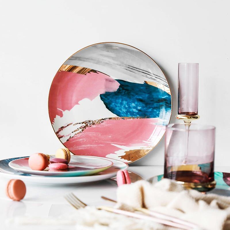 Marseille Dinner Plate – Artisan Glazed Porcelain