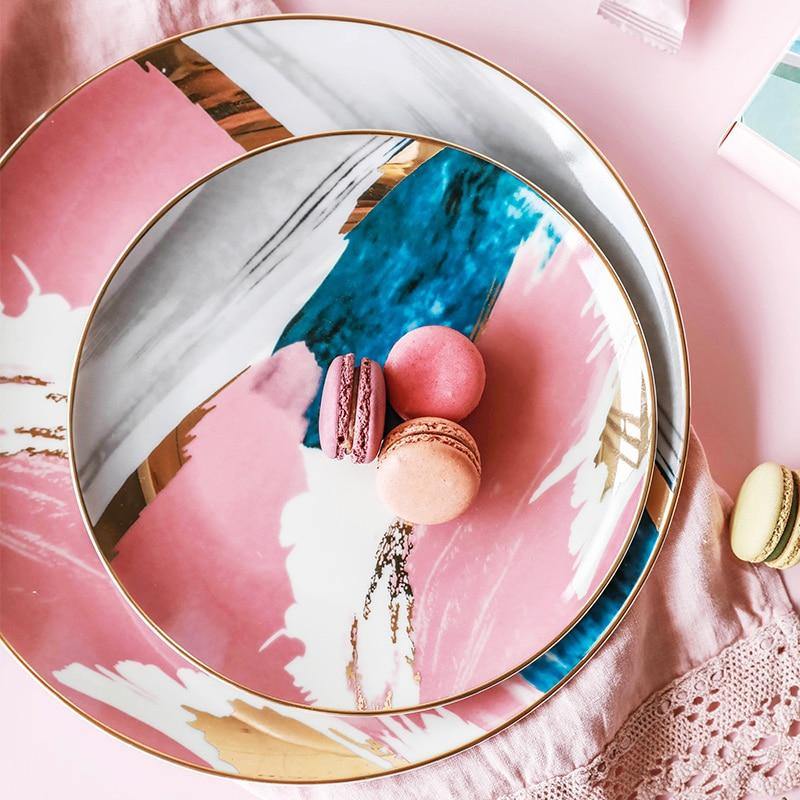 Marseille Dinner Plate – Artisan Glazed Porcelain