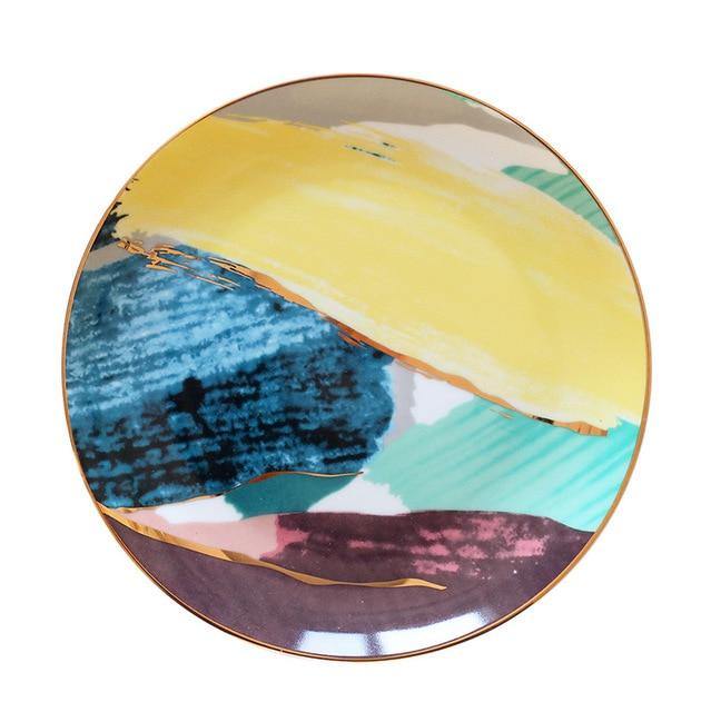 Marseille Plate – Modern Ceramic Artisanal Design