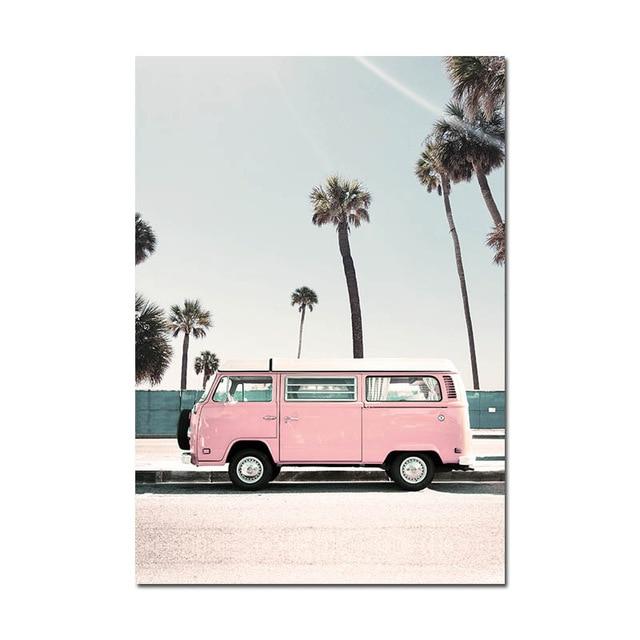 Tropical Ocean Canvas – Modern Watercolor Art Print