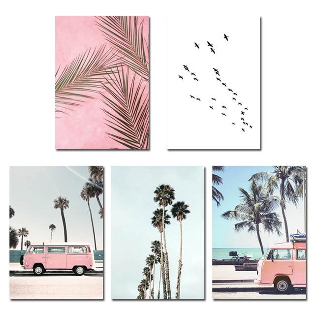 Tropical Ocean Canvas – Modern Watercolor Art Print