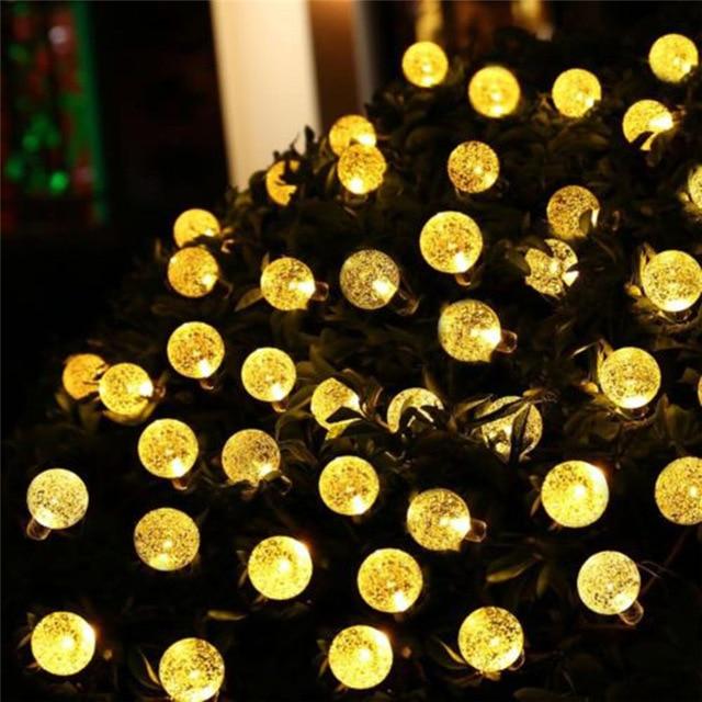 Bergamo Crystal Lights – Decorative LED Outdoor String 20-Foot