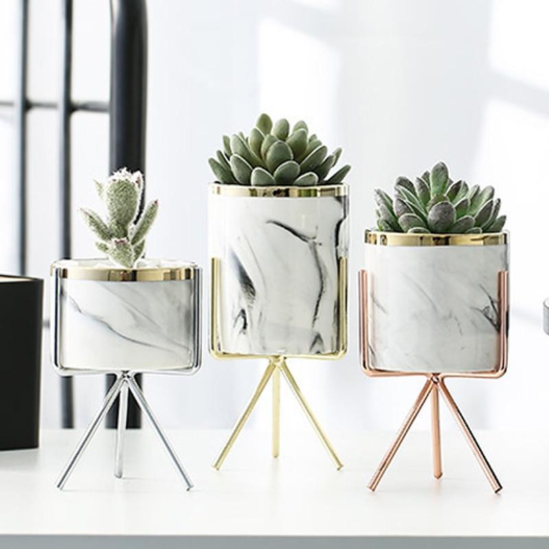 Nordic Plant Pot – Minimalist Ceramic Planter with Modern Lines