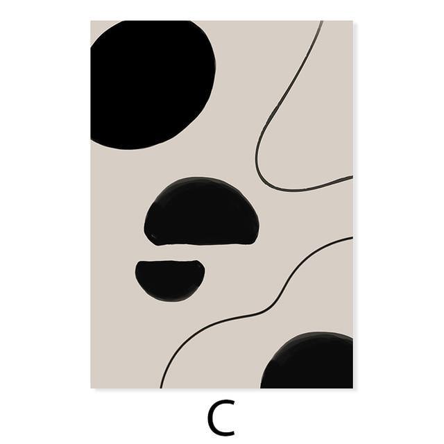 Trendy Pattern Canvas – Modern Geometric Art Print