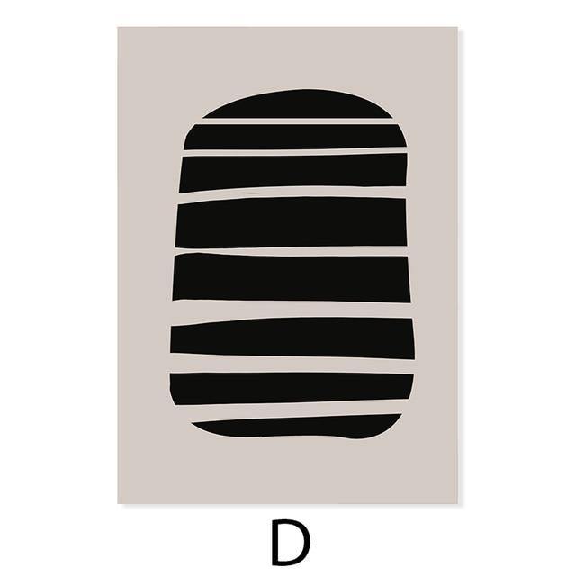 Trendy Pattern Canvas – Modern Geometric Art Print