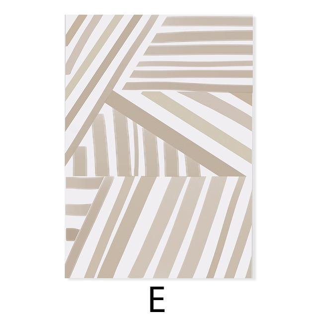 Trendy Pattern Canvas – Modern Geometric Art Print