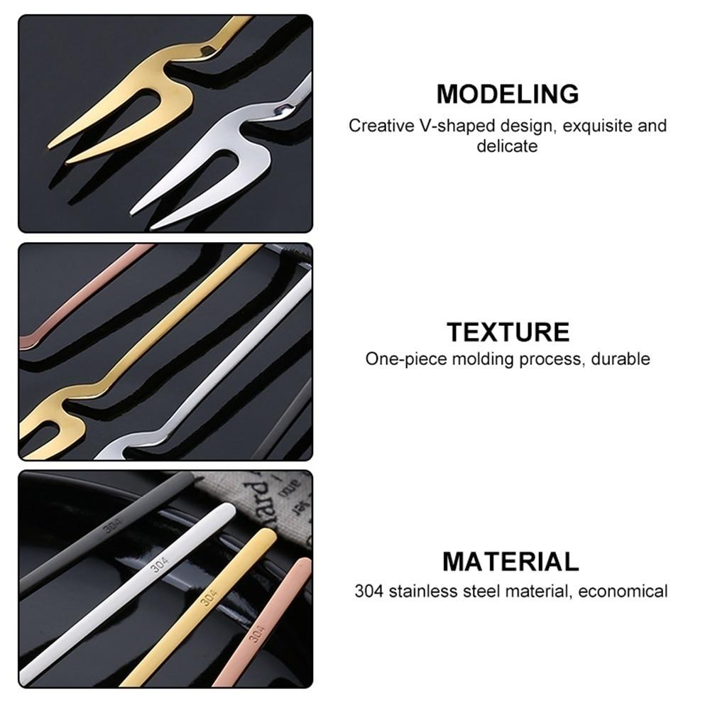 Olbia Fruit Fork – Artisan Stainless Steel Finish