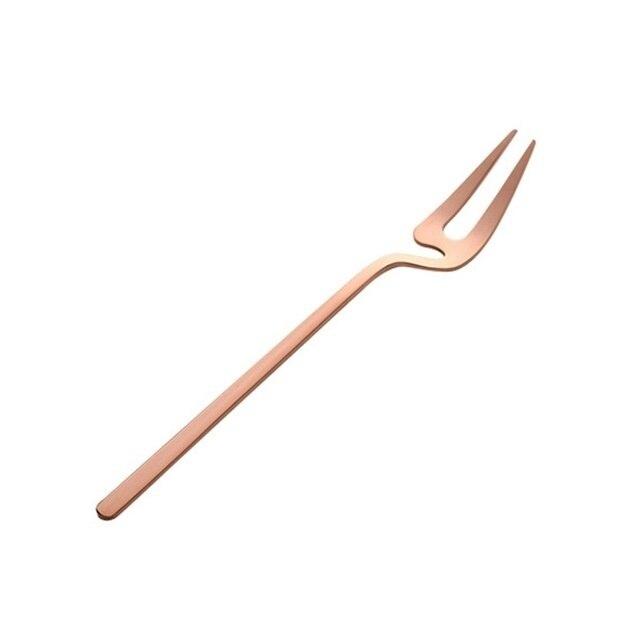 Olbia Fruit Fork – Artisan Stainless Steel Finish