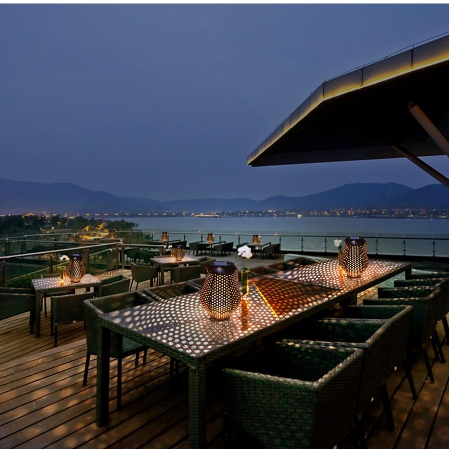 Ragusa Solar Lamp – Modern Ambient Metal Outdoor Lighting