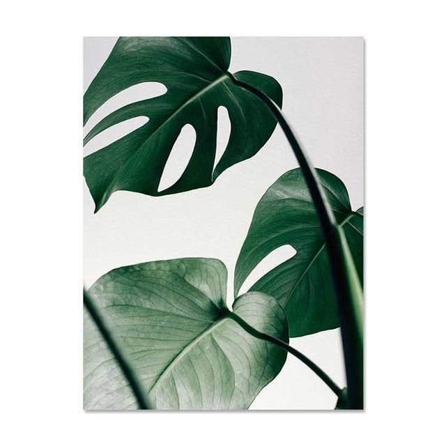 Positive Nature Canvas – Modern Botanical Art Print