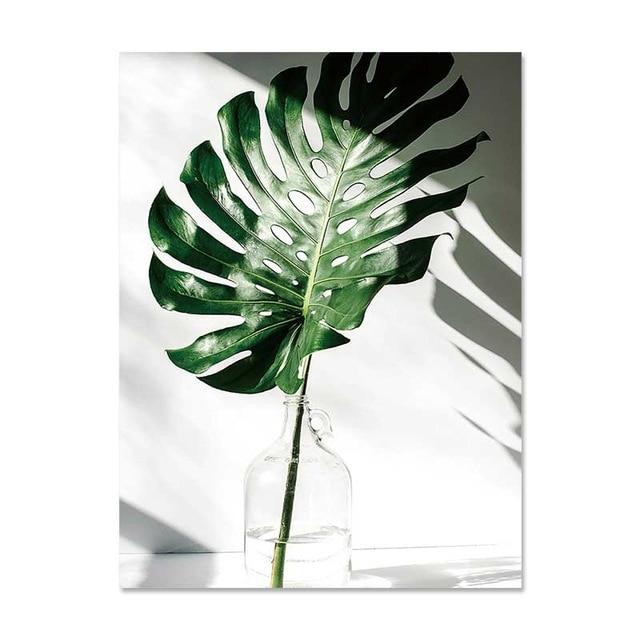 Positive Nature Canvas – Modern Botanical Art Print