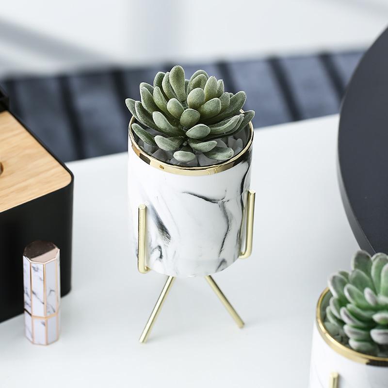 Nordic Plant Pot – Minimalist Ceramic Planter with Modern Lines