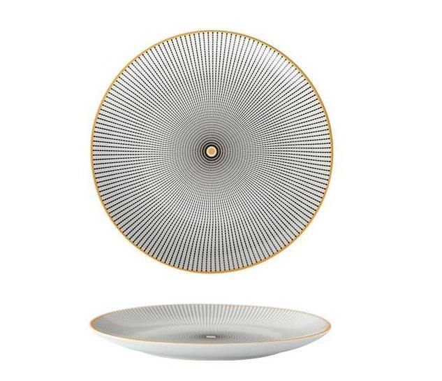 Toulouse Plate – Artisan Glazed Porcelain White