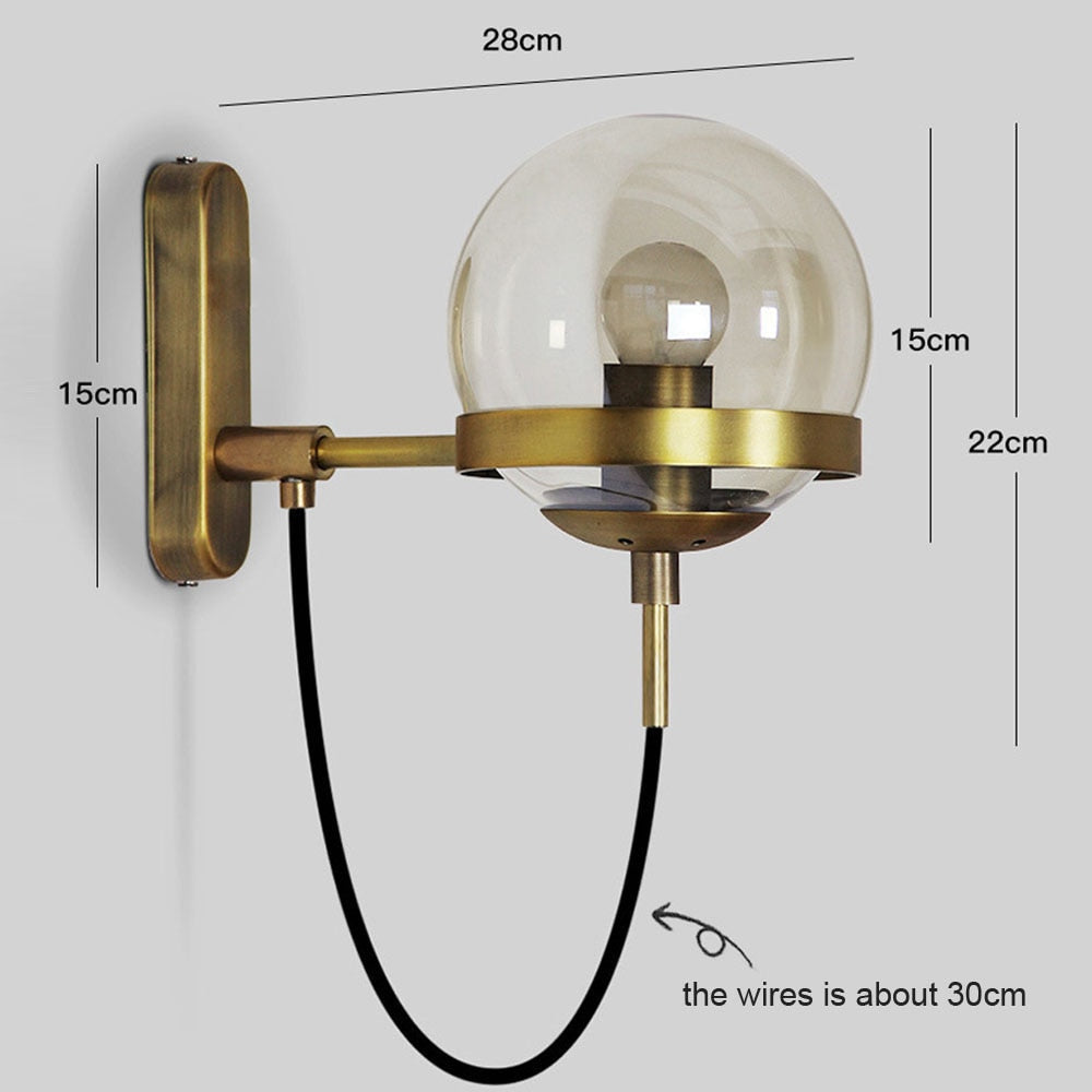Strasbourg Wall Light – Art Deco Brass Finish Sconce