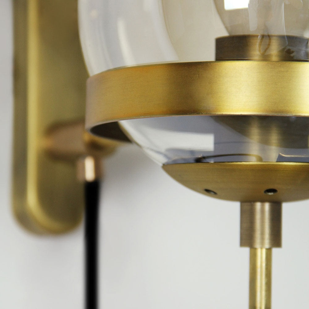 Strasbourg Wall Light – Art Deco Brass Finish Sconce