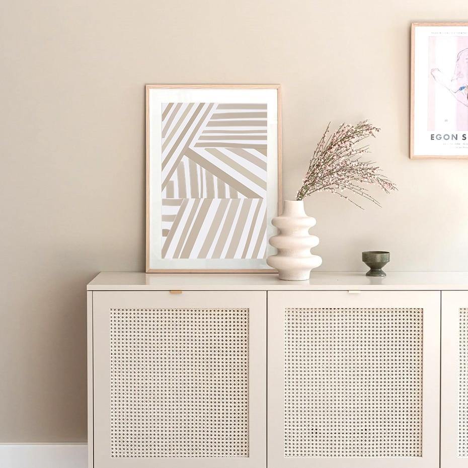 Trendy Pattern Canvas – Modern Geometric Art Print