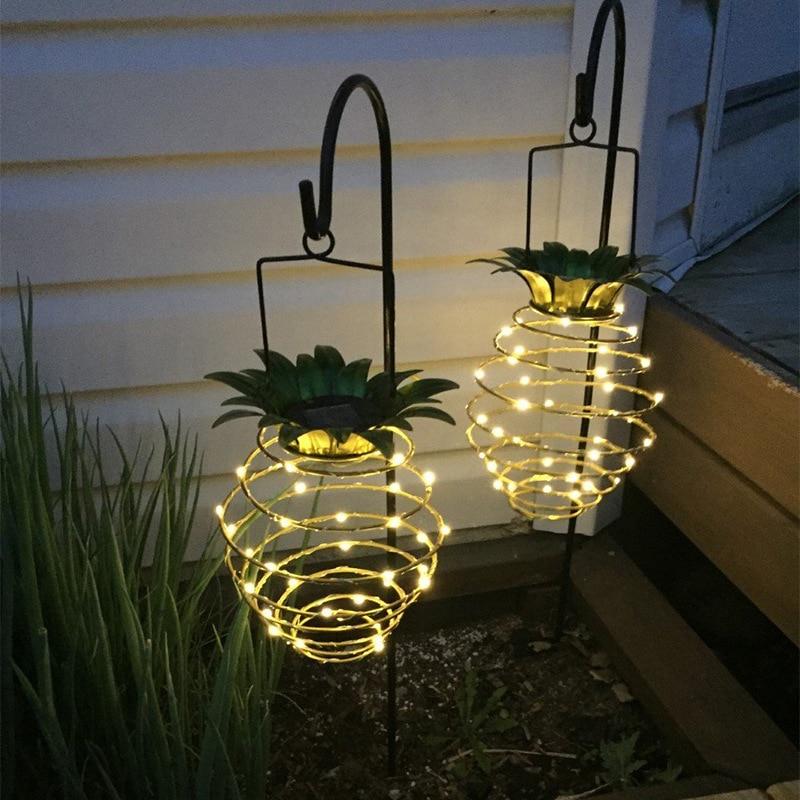 Pineapple Solar Lights – Decorative LED Outdoor Lanterns Set